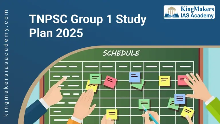 Tnpsc Group 1 Study Plan 2025