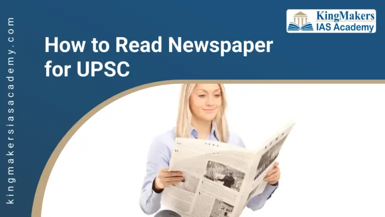 How to Read Newspaper for UPSC